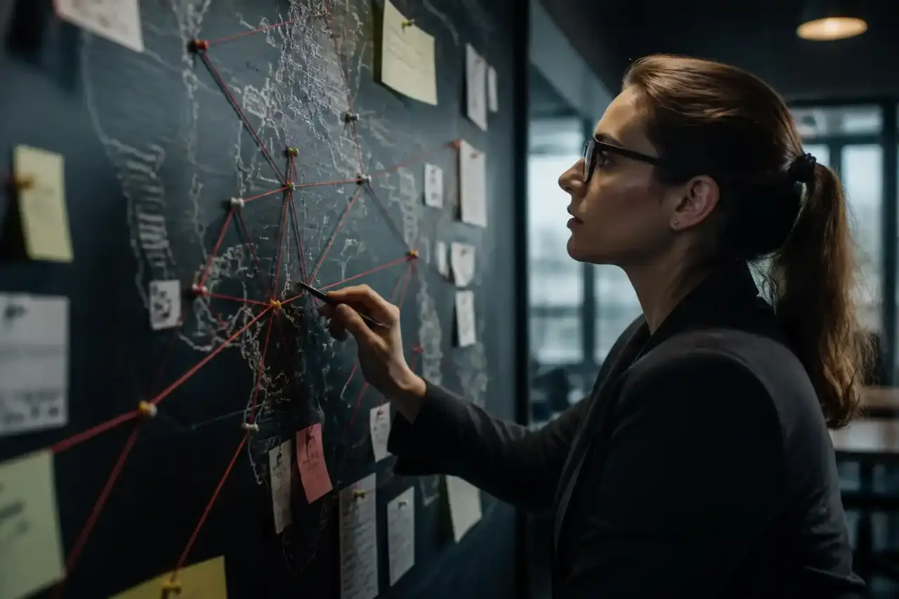 Cartographie de réseaux d'influence et flux de données dans une salle de rédaction